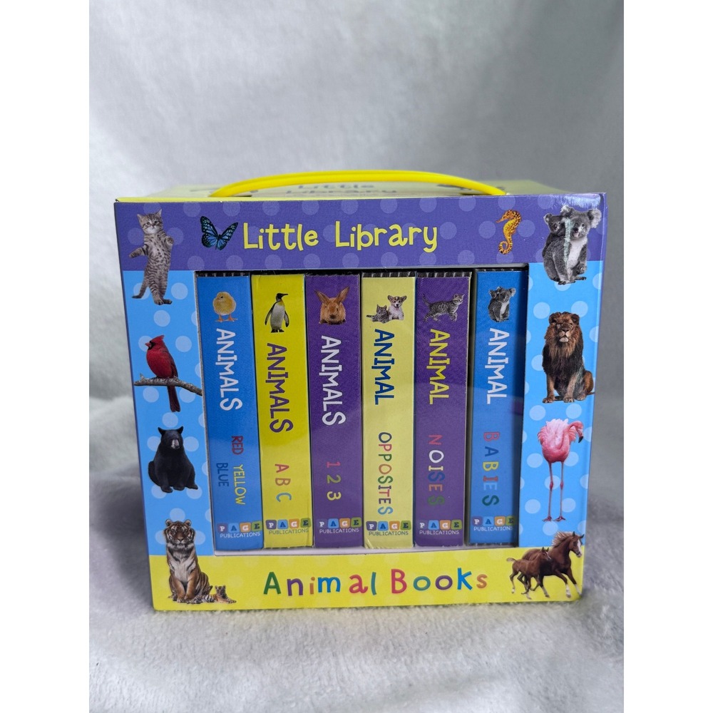 LITTLE LIBRARY BOXED SET ANIMAL Books NEW, for Babies and Toddlers!